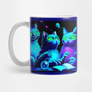 Radioactive Cat Scientists From the Future Solve an Equation Mug